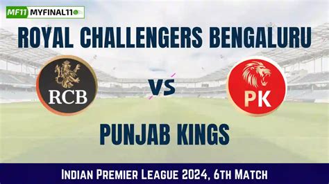 Rcb Vs Pbks Dream11 Prediction In Depth Analysis Venue Stats Ipl 2024 Match 6 25th March 2024