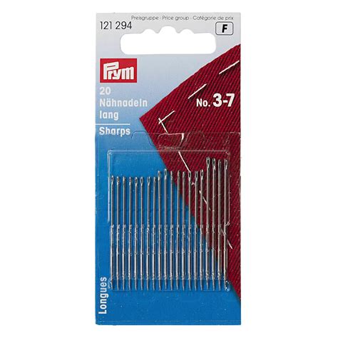 Prym Nähnadeln No 3 7 lang 20 St Nähwelt Flach