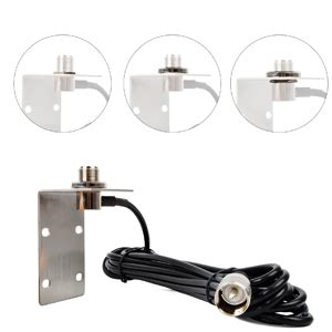 Uayesok Inch Stainless Steel Marine Vhf Antenna For Cobra Icom