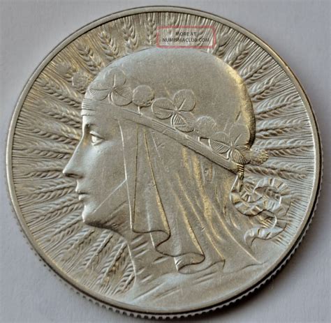 Poland 5 Zlotych 1934 Queen Jadwiga Silver