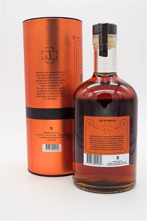 Rammstein Rum Limited Edition Islay Whisky Cask Finish