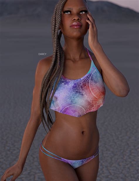 DForce Wilder Bikini Free Spirit Textures Daz 3D