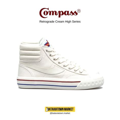 Sepatu Compass Retrograde Cream High Series Lazada Indonesia