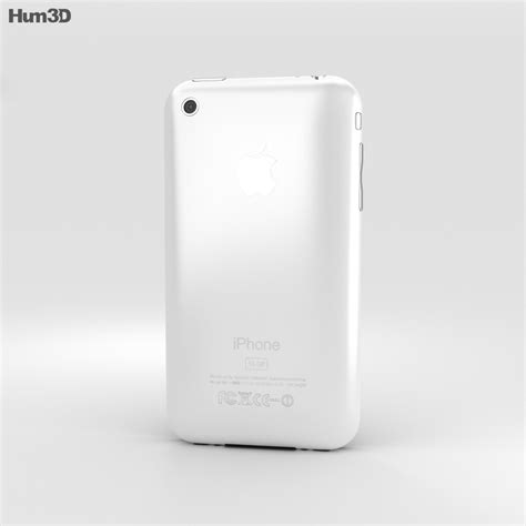 Apple iPhone 3GS White 3D model - Electronics on Hum3D