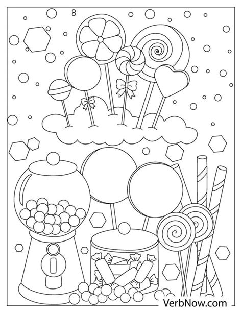 Candyland Castle Coloring Page