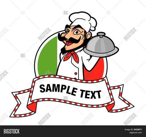 Italian Chef Logo Vector & Photo | Bigstock