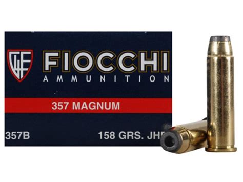 Fiocchi Shooting Dynamics 357 Magnum 158 Gr Jacketed Hollow Point