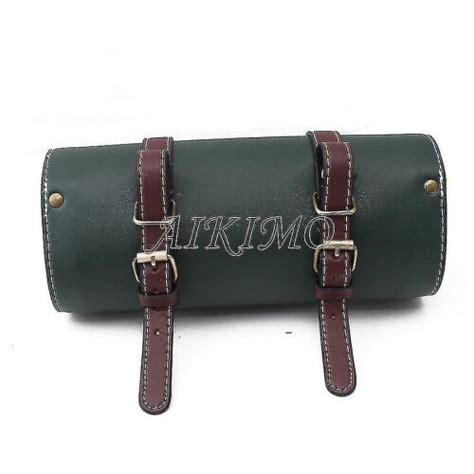 Motorcycle Cruiser Tool Bag Fork Barrel Shape Handlebar Front Fork Bag