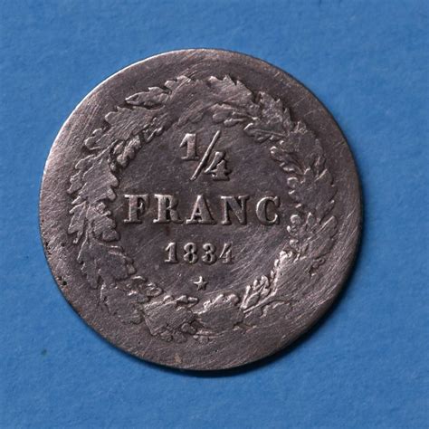 Belgium Leopold I 1831 1865 1 4 Franc 1834 Catawiki