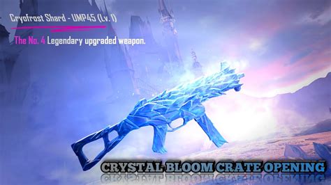 Got Glacier UMP 47 In Just 8000 UC Crystal Bloom Crate Opening