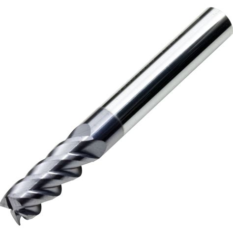 Carbide End Mill For Stainless 10mm Diameter 4 Flute AlTiN Coated 55HRC