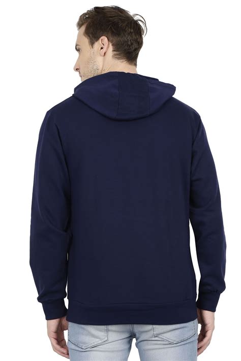 Navy Blue Hoodie Sweatshirt