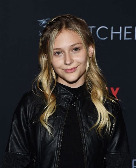 Alyvia Alyn Lind Netflixs The Witcher Season 1 Photo Call In