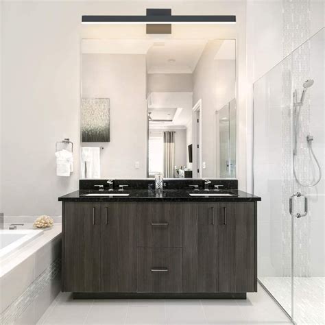 Modern LED Black Bathroom Vanity Light