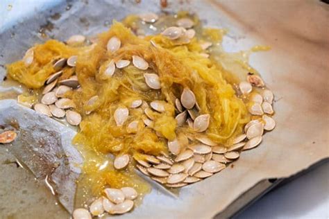 Roasted Spaghetti Squash Seeds How To Cook Squash Seeds