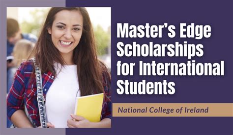 Master’s Edge Scholarships for International Students at National ...