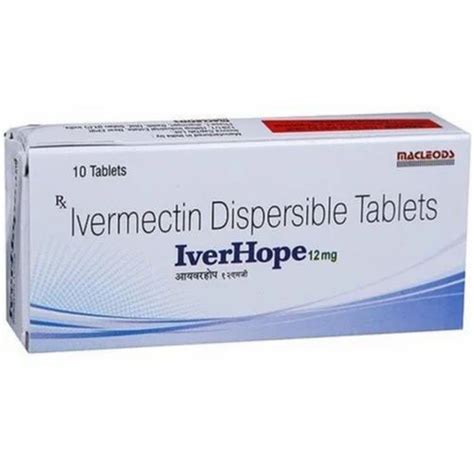 Iverhope 12 Mg Ivermectin Tablets At Rs 245strip Of 10 Tablets In