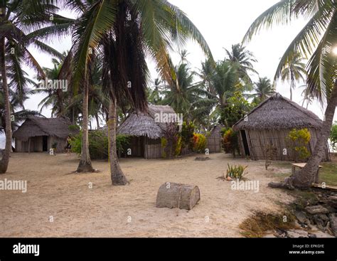 Panamá las Islas de San Blas Mamitupu típicas casas Kuna en Kalu