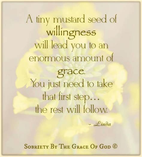 Tiny Mustard Seed Bill W Mustard Seed First Step Seeds Take That