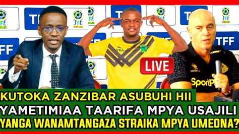 Live This Is Yangaaa Usajili Wa Straika Mpya Yanga Kocha Anatoa