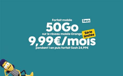 Forfait Mobile Sosh Go Seulement Euros Par Mois Le Parisien