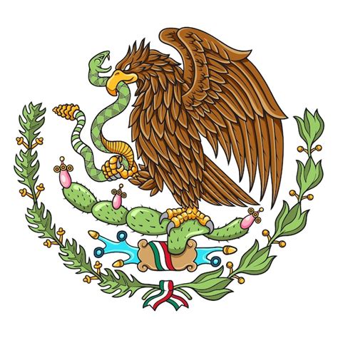 Premium Vector | Symbol of mexico national flag illustration