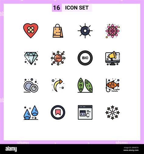 Stock Vector Icon Pack Of Line Signs And Symbols For Wedding