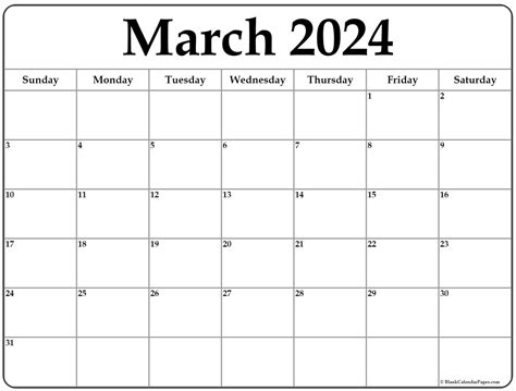 March Calendar Printable Free Good Calendar Idea