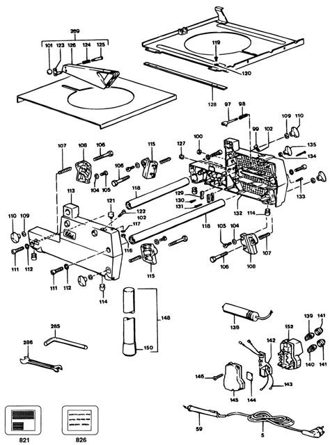 Elu TGS171 H Type 1 Table Spare Parts Part Shop Direct