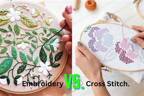 Embroidery Vs Cross Stitch Sewing Machine Master