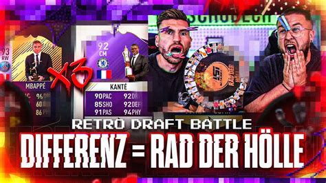 DIFFERENZ RAD DER HÖLLE FIFA RETRO Fut Draft Battle ENDET auf der