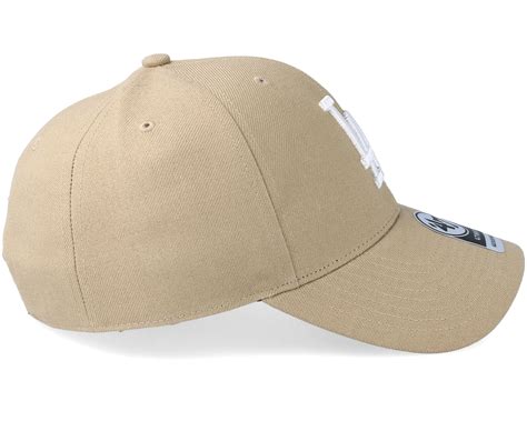 Los Angeles Dodgers 47 Mvp Khaki White Adjustable 47 Brand Caps