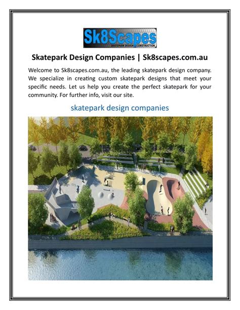 PPT - Skatepark Design Companies Sk8scapes.com PowerPoint Presentation ...