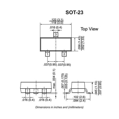 100pcs Ao3400 A09t Sot 23 N Channel Mosfet Transistor New Ebay