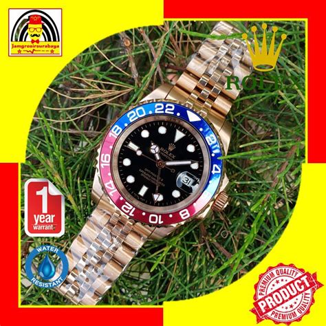 Jual Jam Tangan Pria Rolex Gmt Master Ii Automatic Swiss Premium