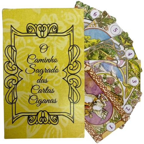 Baralho Tarot O Caminho Sagrado Das Cartas Ciganas 36 Cartas E Manual