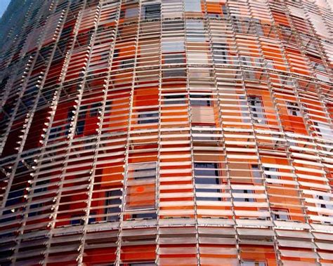 Torre Agbar Barcelona Jean Nouvel 2005 Jean Nouvel Colourful