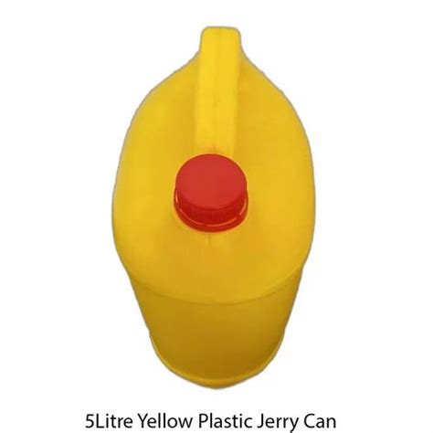 Litre Yellow Plastic Jerry Can For Chemical At Best Price In Rajkot