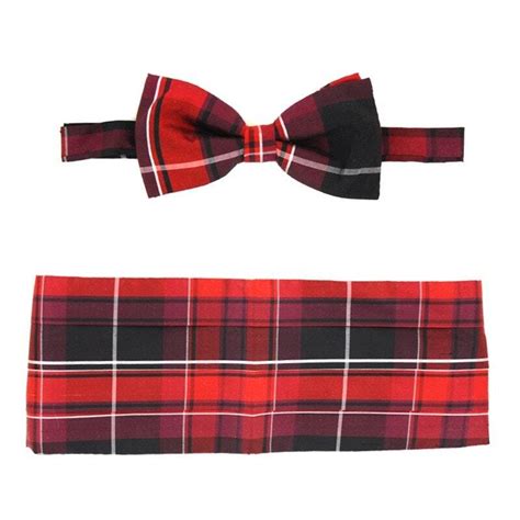 Pride Of Scotland Silk Tartan Bow Tie Cummerbund Set ScotlandShop