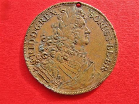 Brandenburg Preussen Medaille 1707 CS Bronze Nach Dem Seltenen Taler