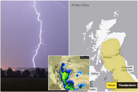 Scotland Weather Scots On Thunderstorm Alert As Met Office Warns Of