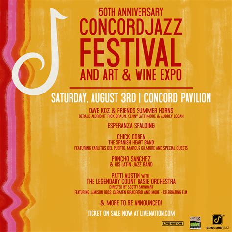 50th Anniversary Concord Jazz Festival