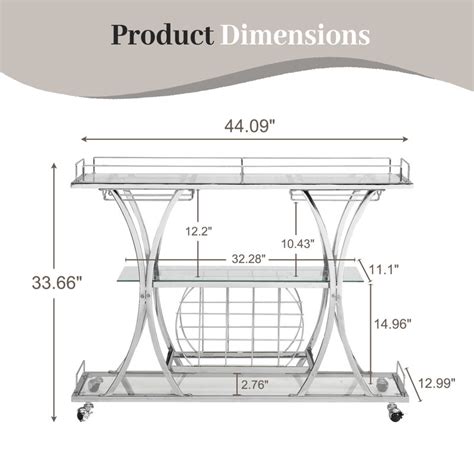 Orren Ellis Plasencia Bar Cart Reviews Wayfair