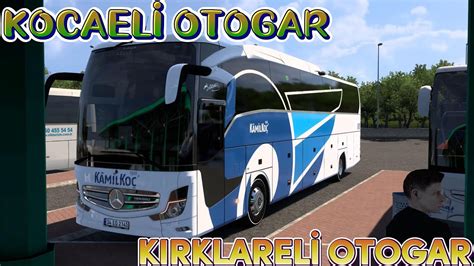 KOCAELİ OTOGAR KIRKLARELİ OTOGAR SEFERİ Travego 16 SHD 2024 ETS 2