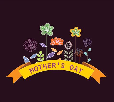 Happy Mothers Day Greeting 22936873 Vector Art At Vecteezy