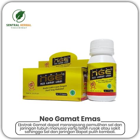 Jual Nge Neo Gamat Teripang Emas Isi Kapsul Shopee Indonesia