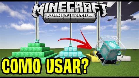 Como Fazer E Usar O Sinalizador Beacon No Minecraft Pocket Edition 0