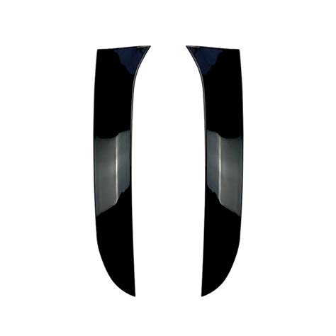 Car Glossy Black Rear Window Splitter Side Spoiler Wing Canard Cover