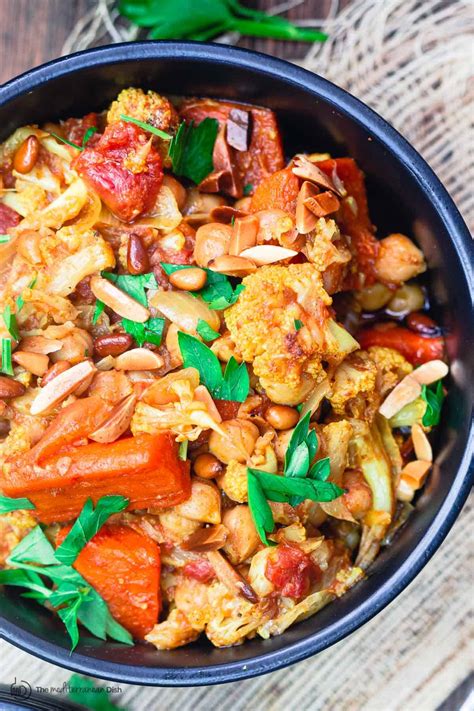 Hearty Roasted Cauliflower And Chickpea Stew The Mediterranean Dish