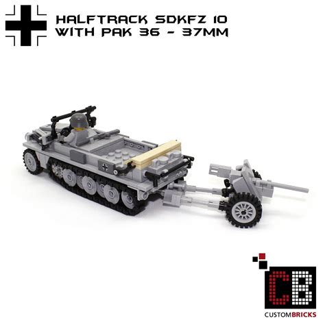 Custombricks De Lego Custom Ww Wwii Wehrmacht Sd Kfz Sdkfz Mit